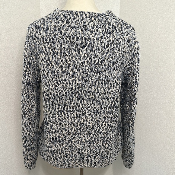 Philosophy Blue Cream Chunky Knit Super Soft Pullover (Lg) NWOT - Picture 4 of 9